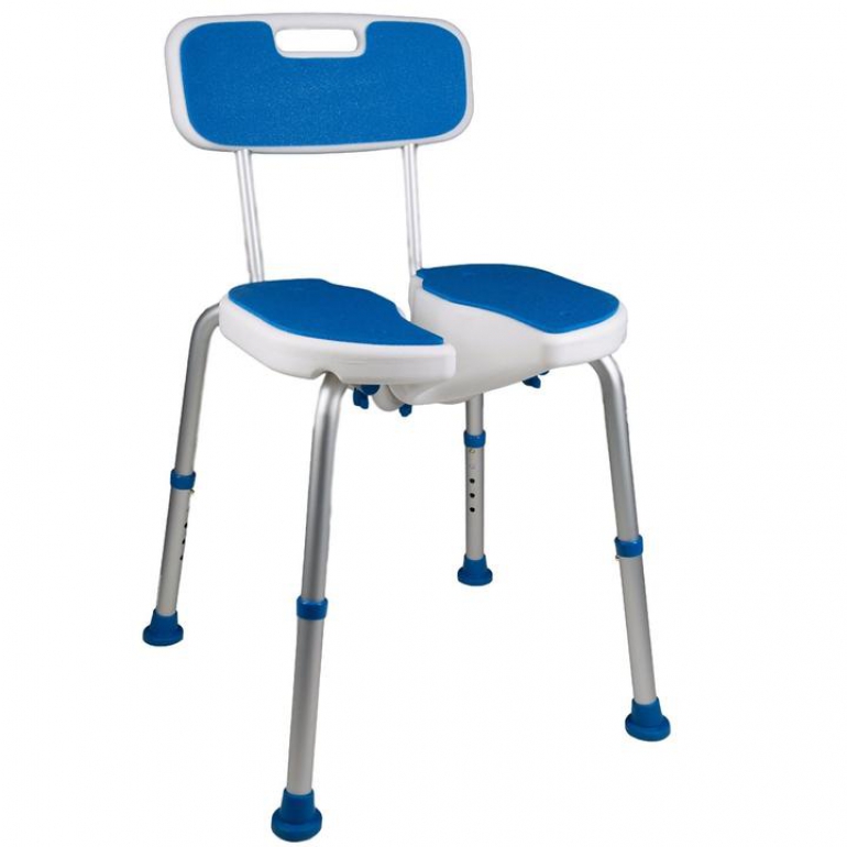 Bath Chair w/Commode Opening