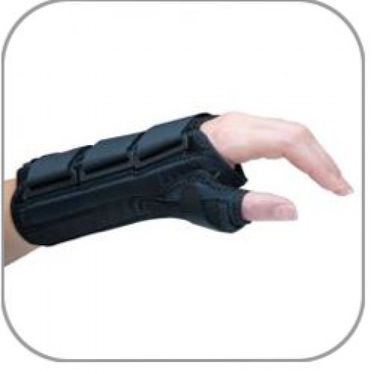 V Wrist Splint w/Spica, 8