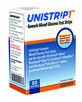 Unistrip 1 Generic Blood Glucose Test Strips